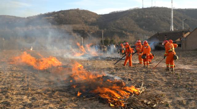 【安全生产治本攻坚三年行动进行时】合水县多部门联合开展森林火灾扑救实战演练92